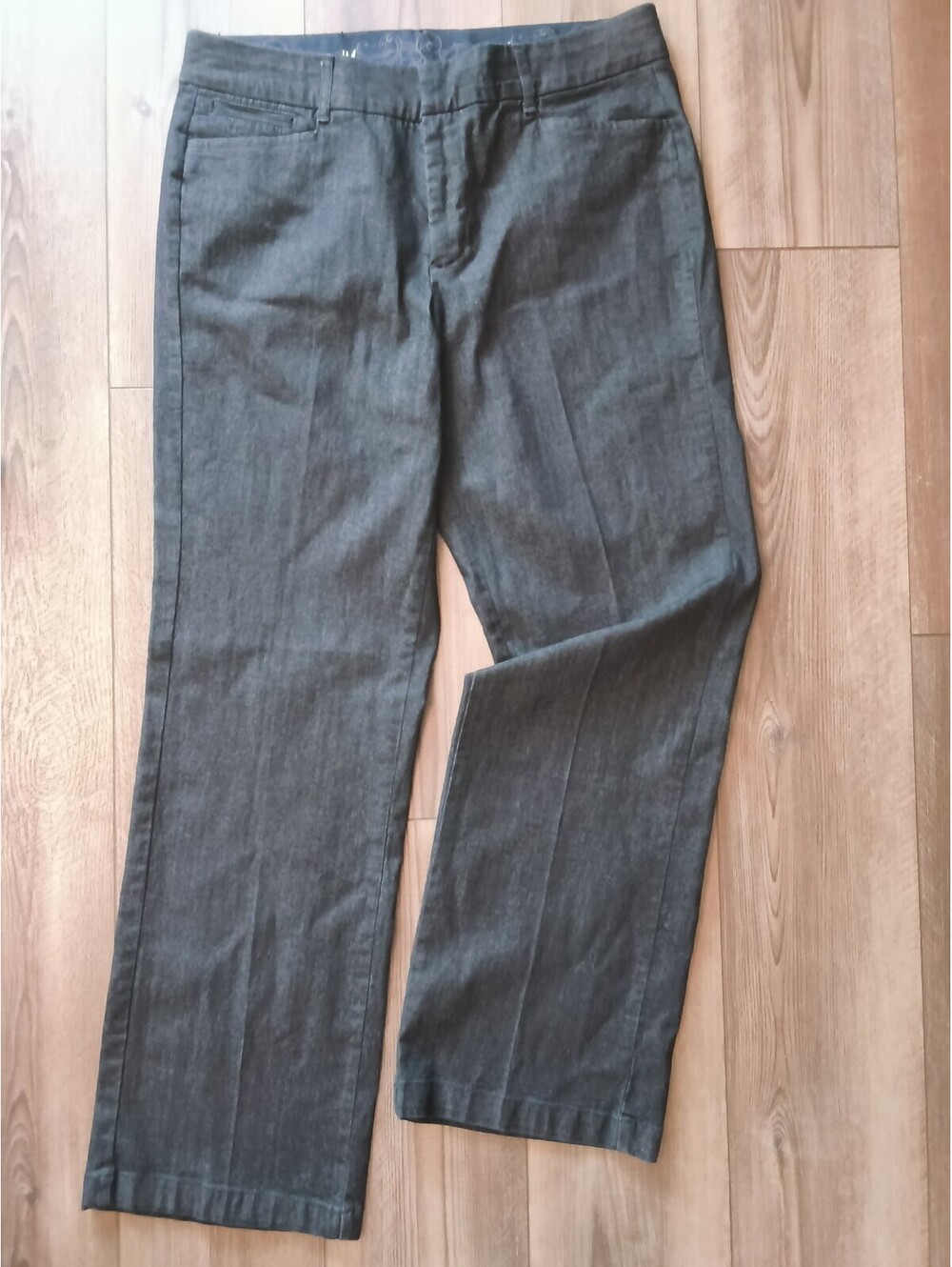 JM Collection Y2K Women's Dark Denim Cotton Dress Pants Size 12